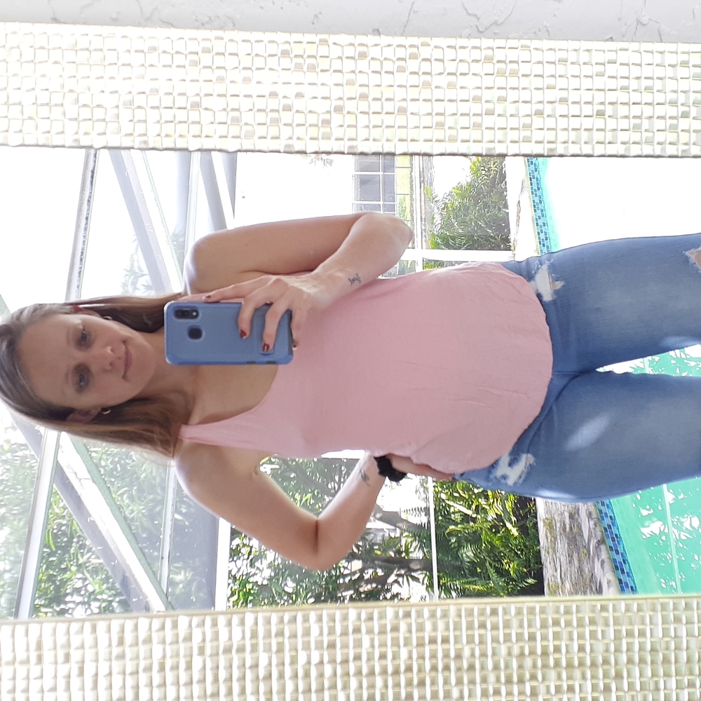 Light pink tank top